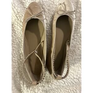 Velvet Guilhermina Anthropologie 8 Pink Ballet Flats Rhinestones